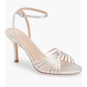 Loeffler Randall White Strappy Heels